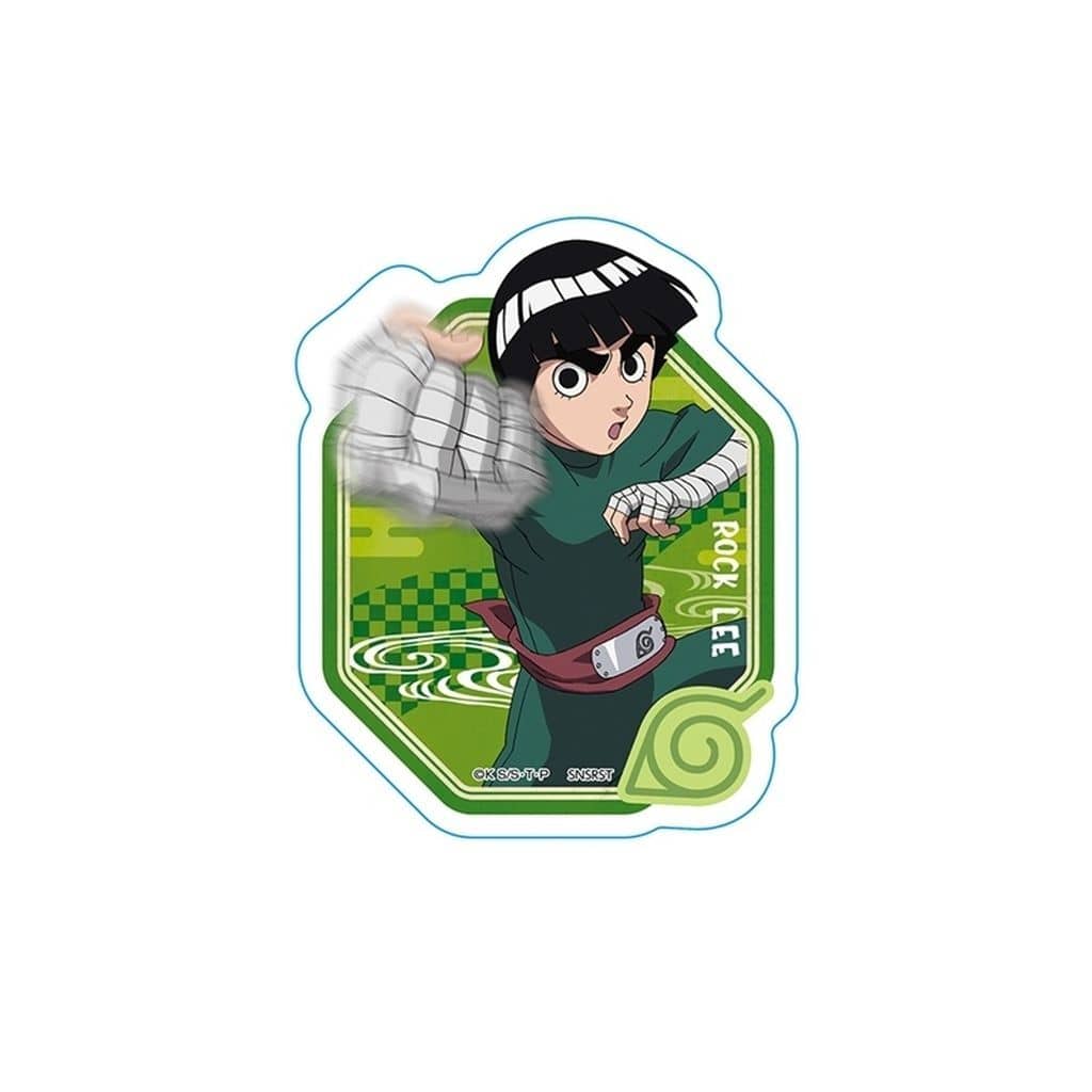 Naruto Rock Lee Reusable Die-Cut Sticker, Approx. 80 x 65 mm