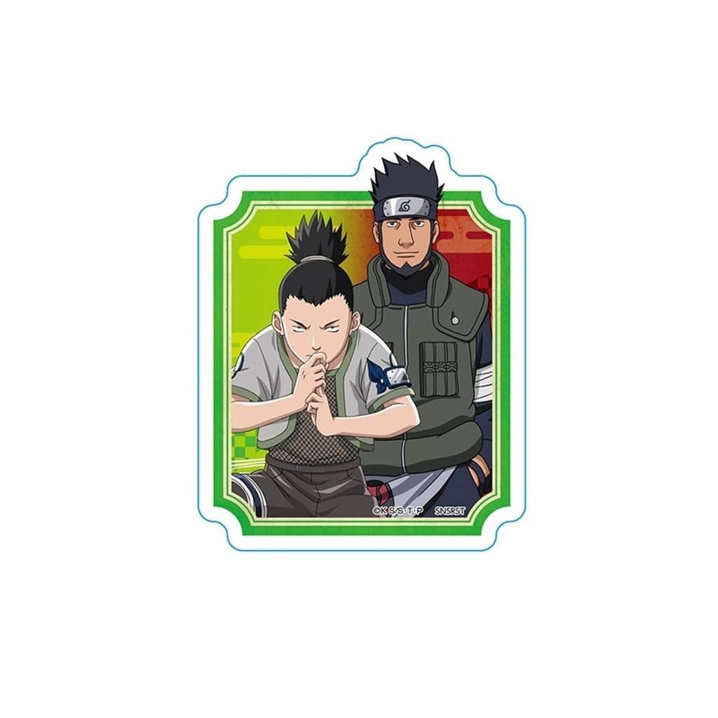 NARUTO Shikamaru Nara & Asuma Reusable Die-Cut Sticker