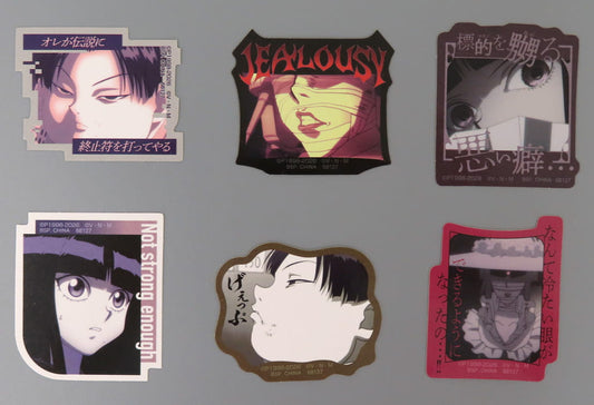 HUNTER×HUNTER Zoldyck Family J Prize Sticker Collection, 6-Piece Set