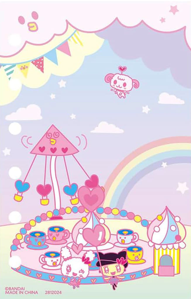 Tamagotchi Tamamori Seal Refill Pastel Amusement Park Set