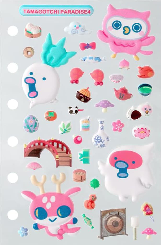 Tamagotchi Paradise Set 4 Tamamori Seal Refill
