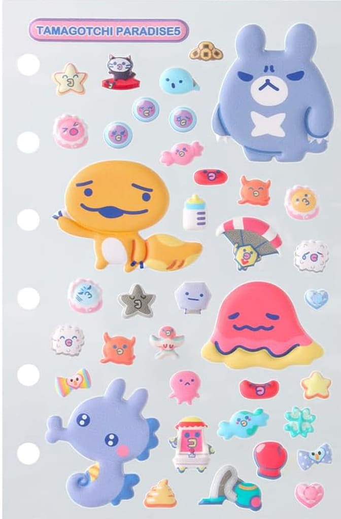 Tamagotchi Paradise Set 5 Tamamori Sticker Refill