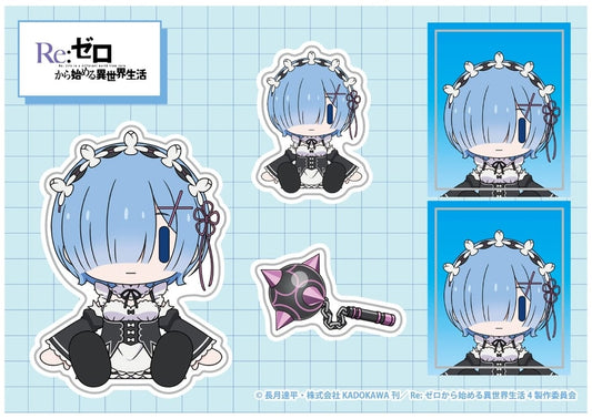 Rem Sitting Mascot Ver. GG3-Resistant Sticker – Re:ZERO