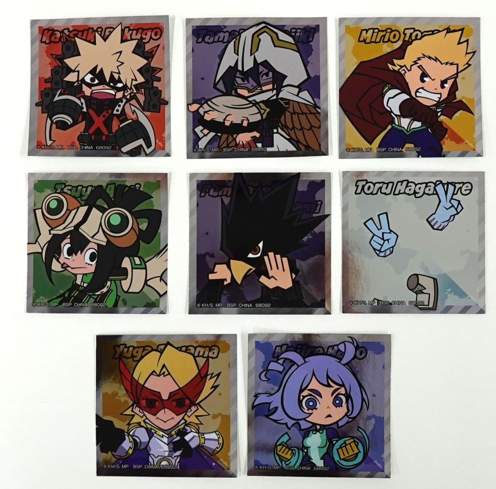 Group Design - My Hero Academia Ichiban Kuji J Prize Sticker 8-Piece Set