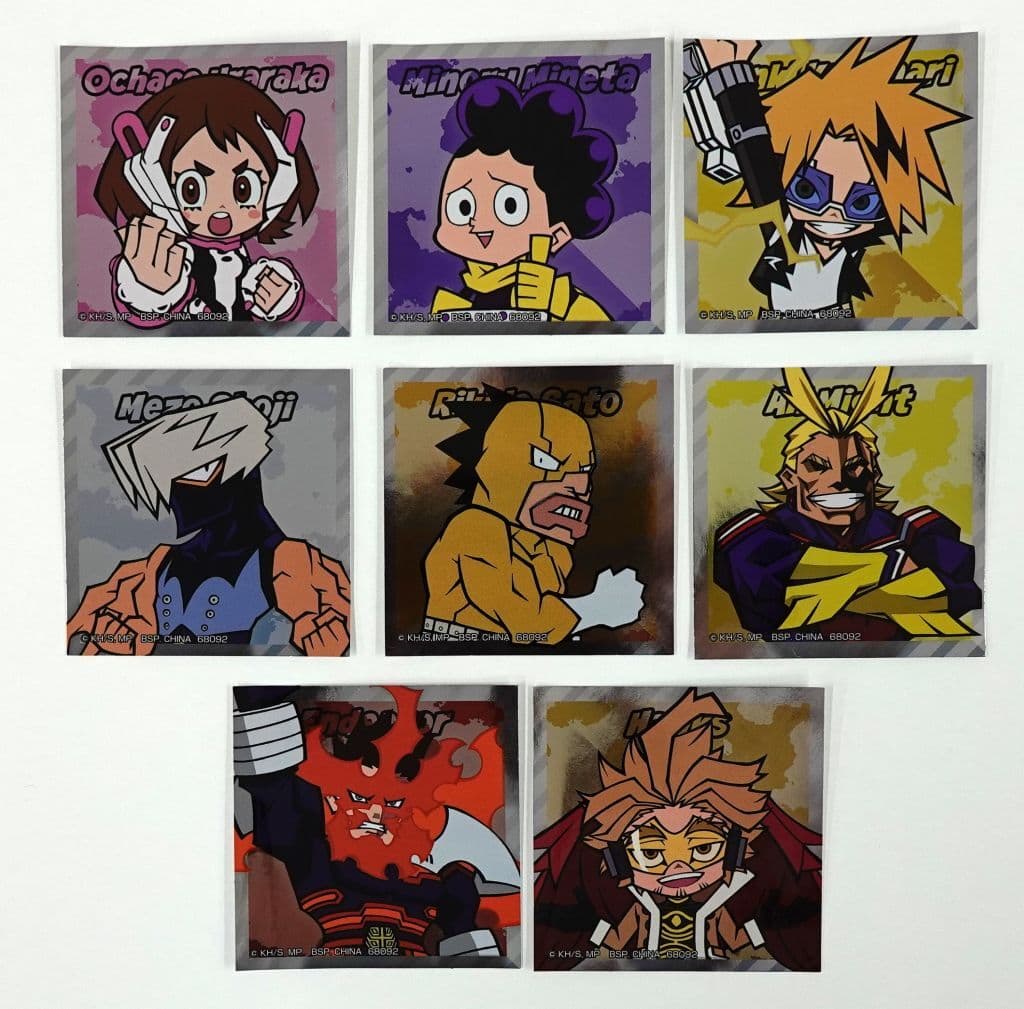 Group Design - My Hero Academia J Prize 8-Piece Sticker Set