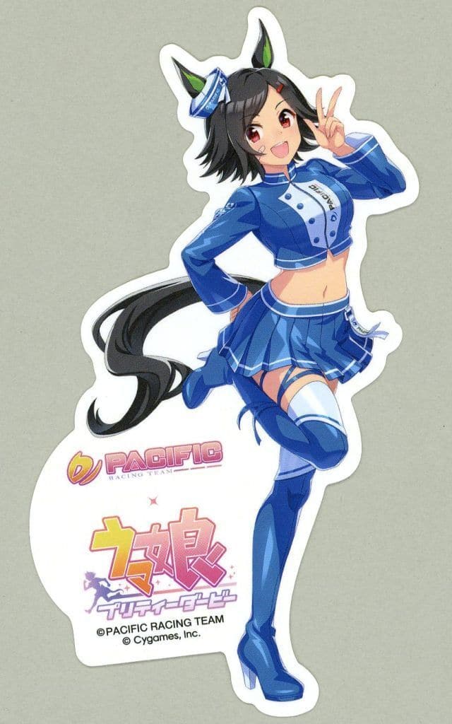 PACIFIC RACING TEAM Umamusume Pretty Derby Character Sticker Vol.1 - Approx. 150 x 120 mm, Used