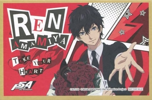 Persona 5 the Animation Ren Amamiya Visual Shikishi Prize