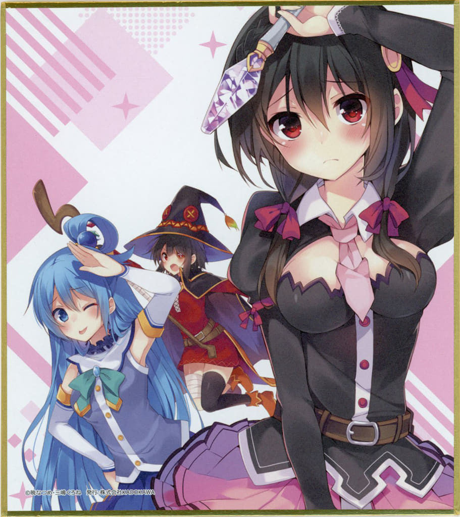 KonoSuba 10th Anniversary Vol. 5 Cover Mini Shikishi D-5 Prize