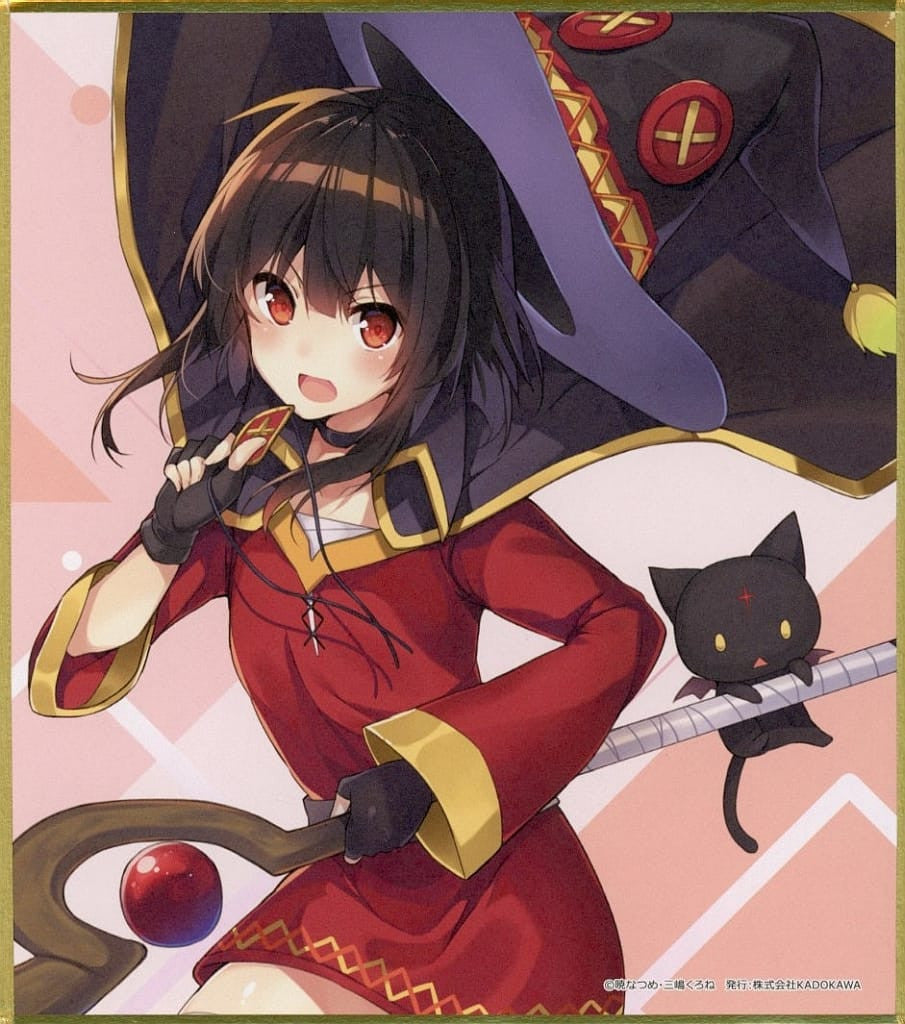KonoSuba 10th Anniversary Volume 9 Cover Illustration Mini Shikishi