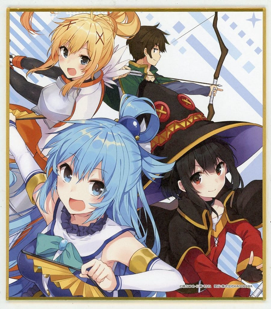 KonoSuba 10th Anniversary Vol. 12 Mini Shikishi Board