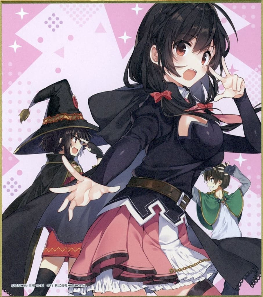 KonoSuba Volume 14 Cover Illustration Mini Shikishi Board