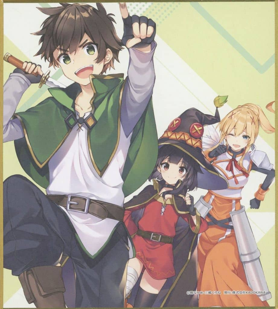 KonoSuba 10th Anniversary Volume 16 Cover Illustration Mini Shikishi