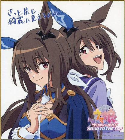 Umamusume Pretty Derby ROAD TO THE TOP — Mini Shikishi 3-Piece Set (Week 1 & 2 Theater Bonus, Cygames, Used)
