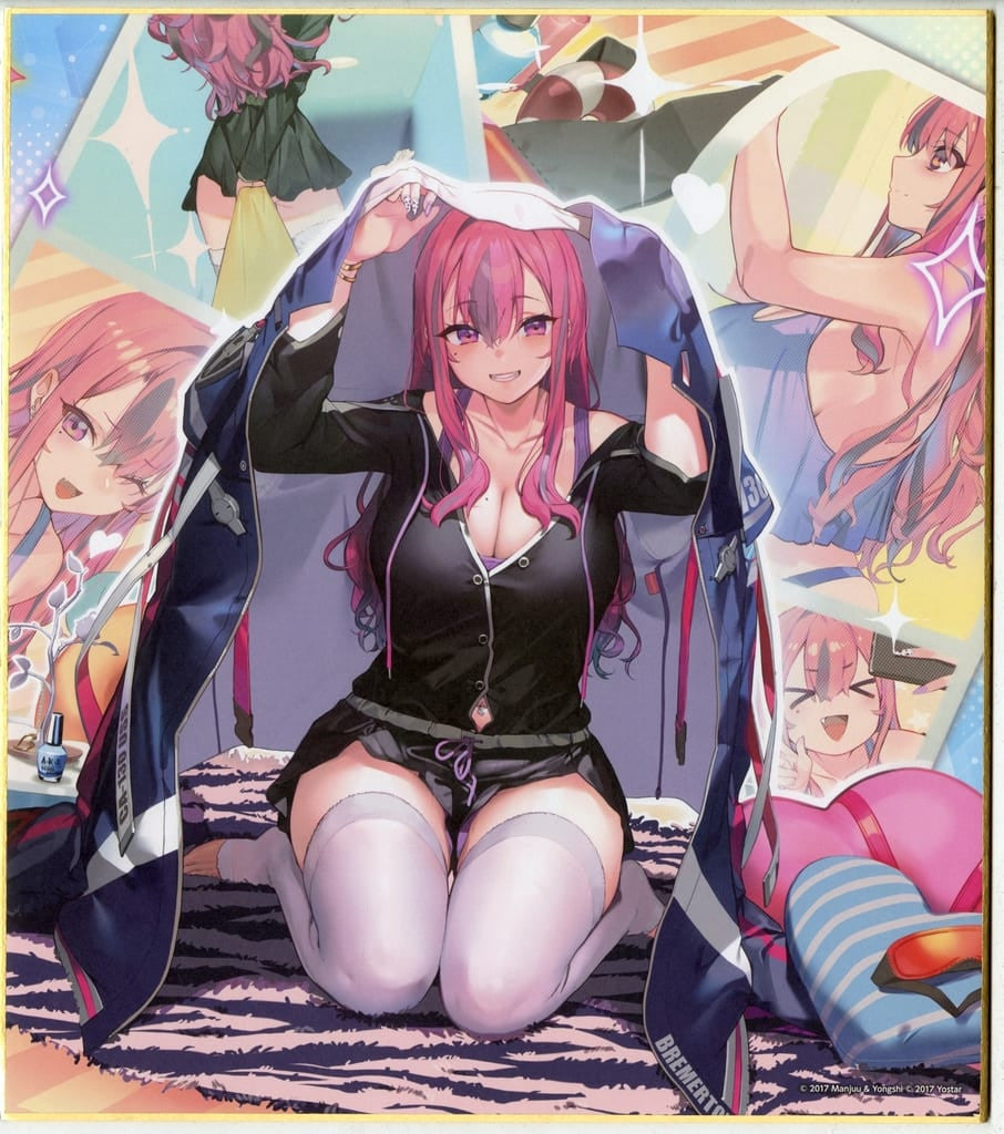 Bremerton Shikishi Art Board Azur Lane Sweet Night G-2 Prize