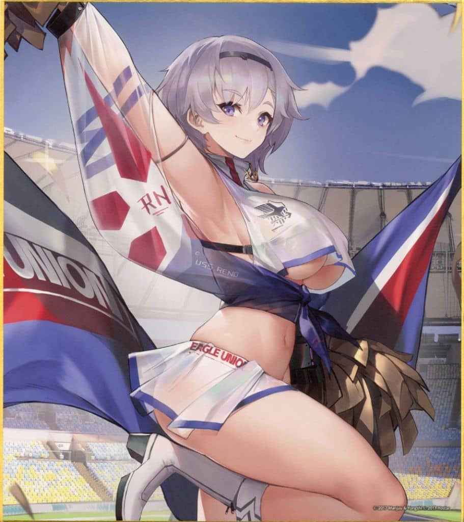Rino Collection Shikishi Board – Azur Lane Cheerleading Day G Prize