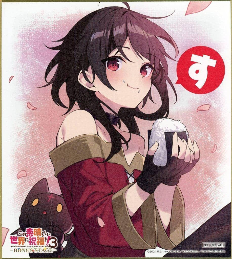 Megumin Mini Shikishi Board – KonoSuba 3 BONUS STAGE