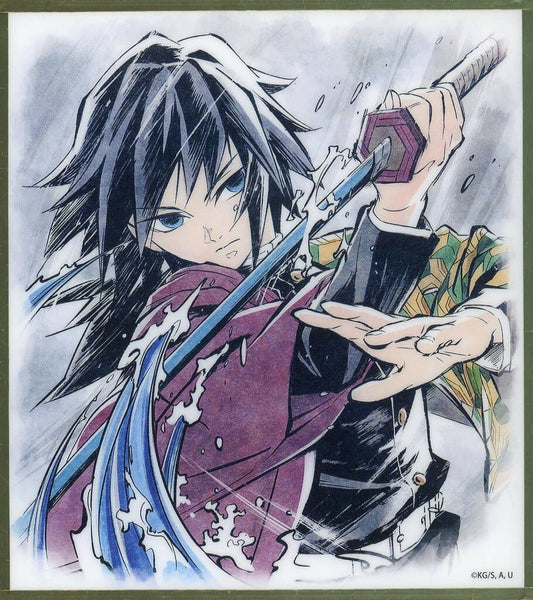 Giyu Tomioka Acrylic Shikishi A05 Prize - Demon Slayer: Kimetsu no Yaiba Real WEBSHOP Kuji (Approx. 120 mm) - ufotable, No. 5