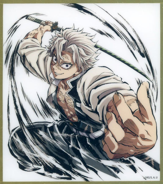 Sanemi Shinazugawa Acrylic Shikishi (Acrylic Color Shikishi) C41 Prize - Demon Slayer: Kimetsu no Yaiba Real WEBSHOP Lottery - Approx. 120 mm, No. 7