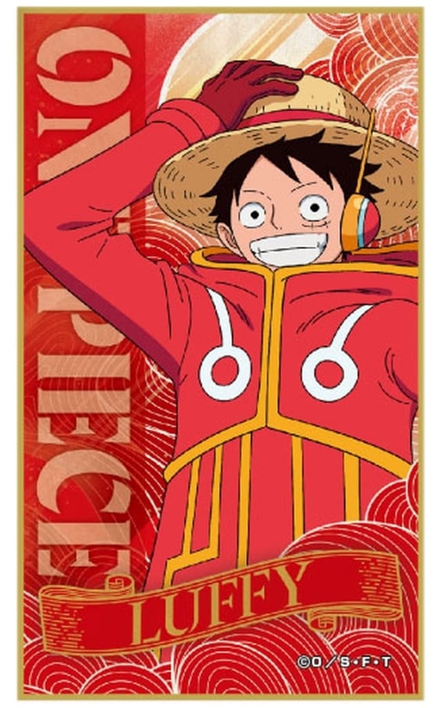 Monkey D. Luffy One Piece Hanae-fuda Shikishi Collection Egghead Arc
