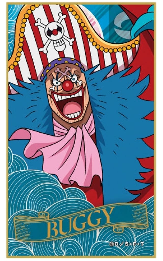Buggy One Piece Egghead Arc Decorative Shikishi Art Card