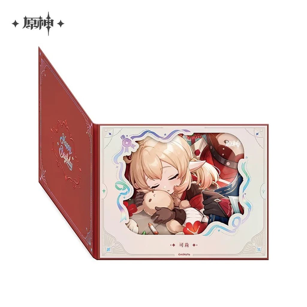 Genshin Impact Klee 2025 Ver. Day of Destiny Folding Shikishi