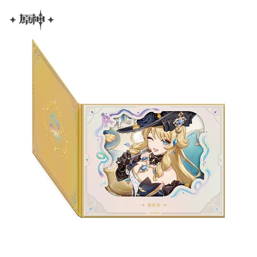 Genshin Impact Navia 2025 Ver. Folded Shikishi Board