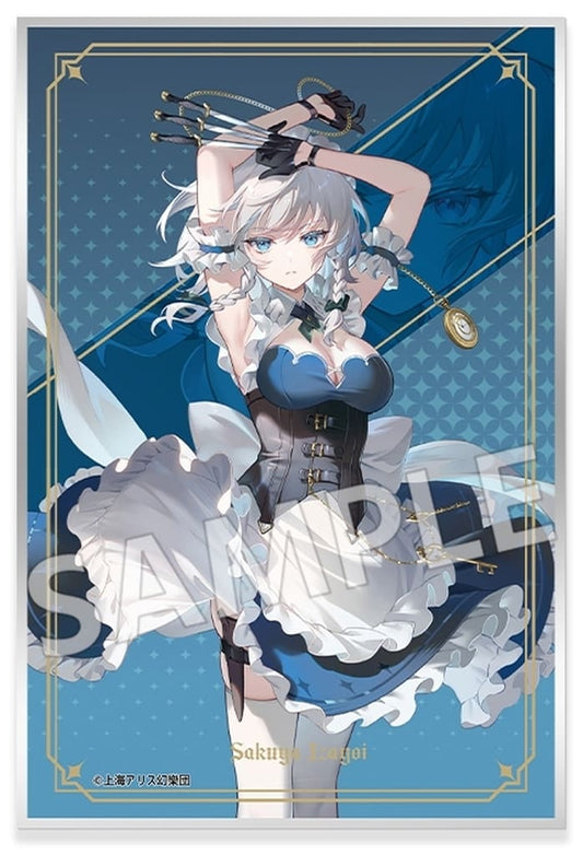 Sakuya Izayoi Acrylic Shikishi (Acrylic Art Board) - Touhou Project - MAGI ARTS - Approx. 14cm x 21cm - Pre-owned