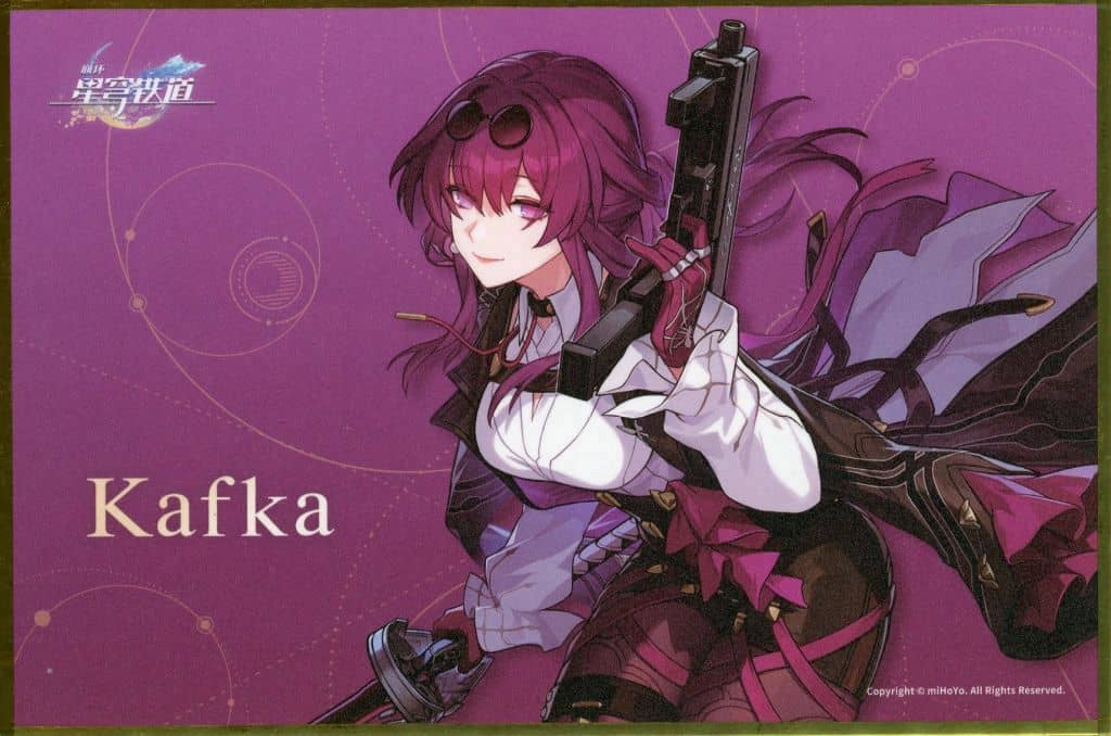 Kafka Honkai: Star Rail Purchase Bonus Shikishi Paper Board