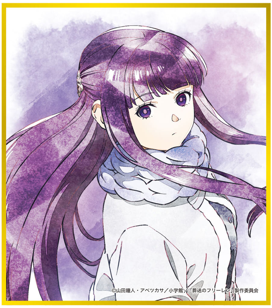 Fern (Flowing Hair) Frieren Art-Pic Mini Shikishi