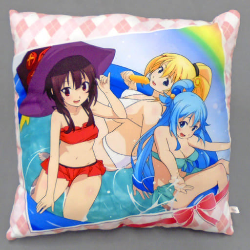 Megumin and Friends Pool Cushion KonoSuba Crimson Legend B Prize