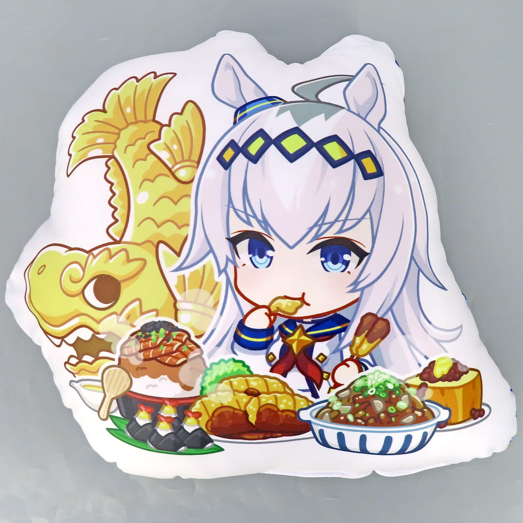 Oguri Cap NAGOYA Ver. Official Die-Cut Cushion - Umamusume Pretty Derby 5th EVENT ARENA TOUR GO BEYOND MEMORIAL RECORD -GAZE- (Cygames, Used, 35cm)