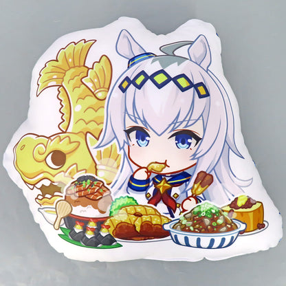 Oguri Cap NAGOYA Ver. Official Die-Cut Cushion - Umamusume Pretty Derby 5th EVENT ARENA TOUR GO BEYOND MEMORIAL RECORD -GAZE- (Cygames, Used, 35cm)