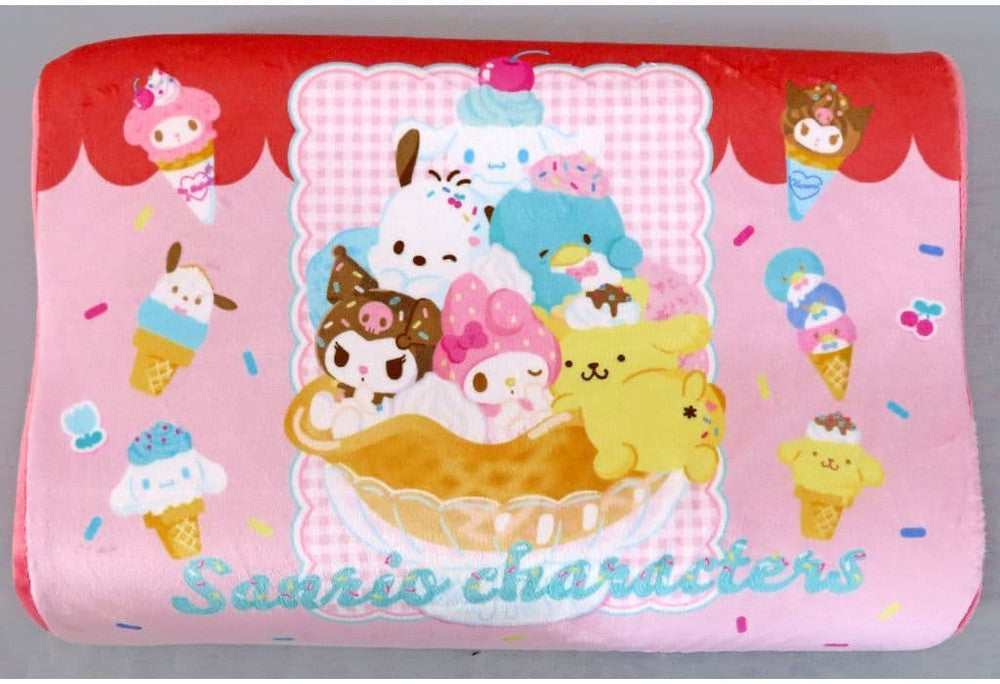 Sanrio Characters Ice Cream Parlor Memory Foam Pillow