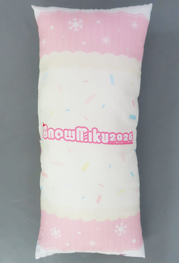 Hatsune Miku (Art by KEI) Big Cushion — SNOW MIKU 2026 GiGO Exclusive (Fukuya, 80cm)