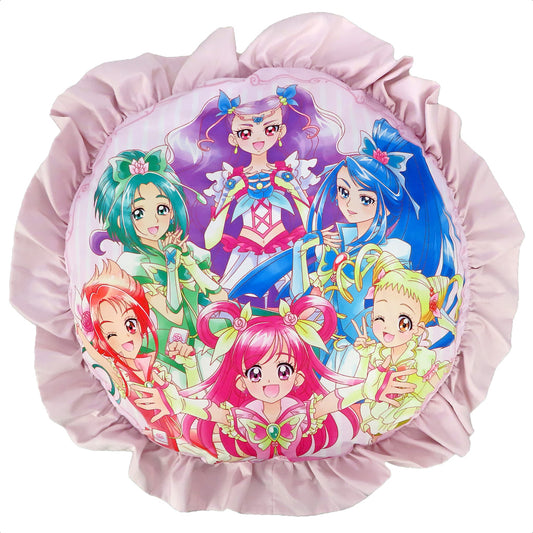 Yes! Pretty Cure 5 GoGo! Frill Cushion — Ichiban Kuji 'Shining Moment' Last One Prize (Approx. 40 cm) BANDAI SPIRITS — Pre-owned