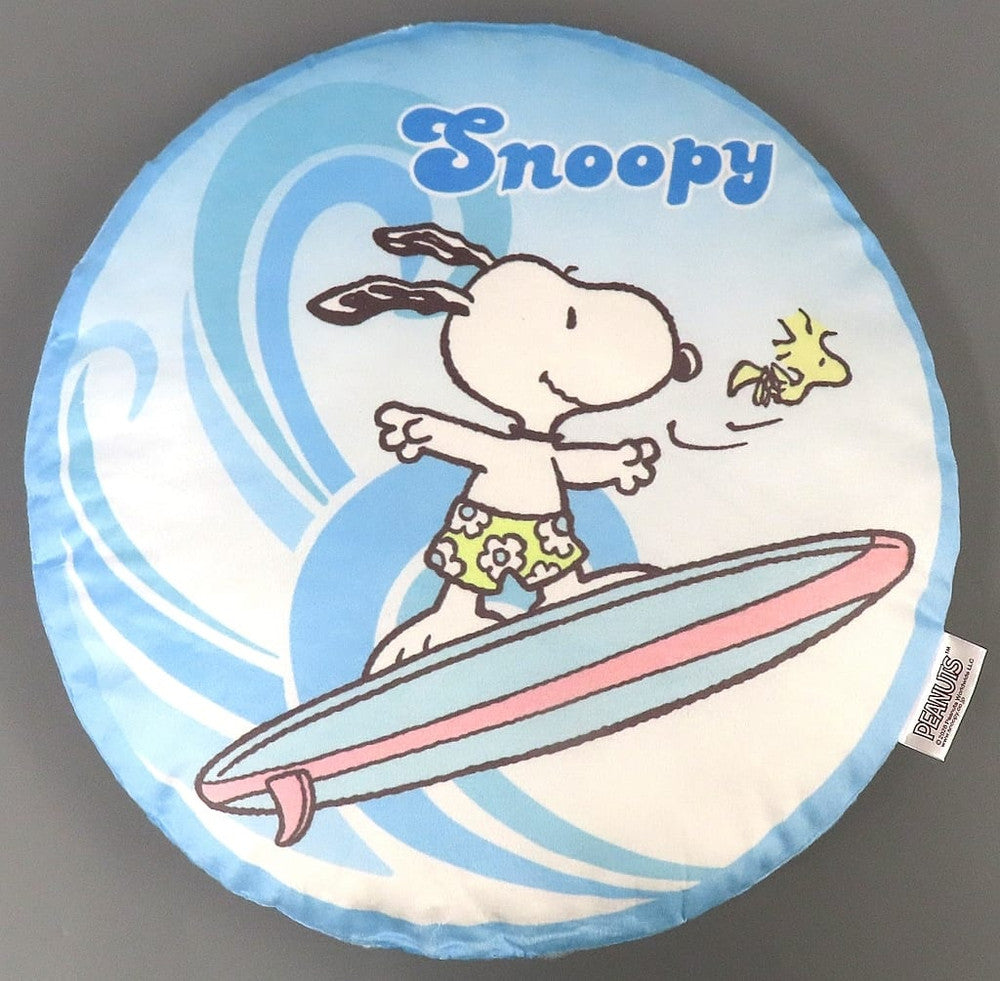 Snoopy Surfing Blue Cushion Approx. 35 cm, No. 12