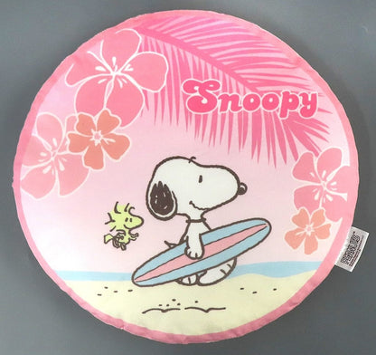 Snoopy Surfing Pink Cushion Approx. 35 cm Sanrio Kuji, No. 13
