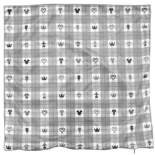 Emblem Pattern Cushion Cover Kingdom Hearts Square Enix Approx. 450 mm Pre-Owned