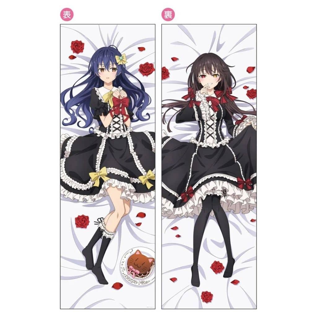Shido Itsuka (Shiori) & Kurumi Tokisaki Body Pillow Cover
