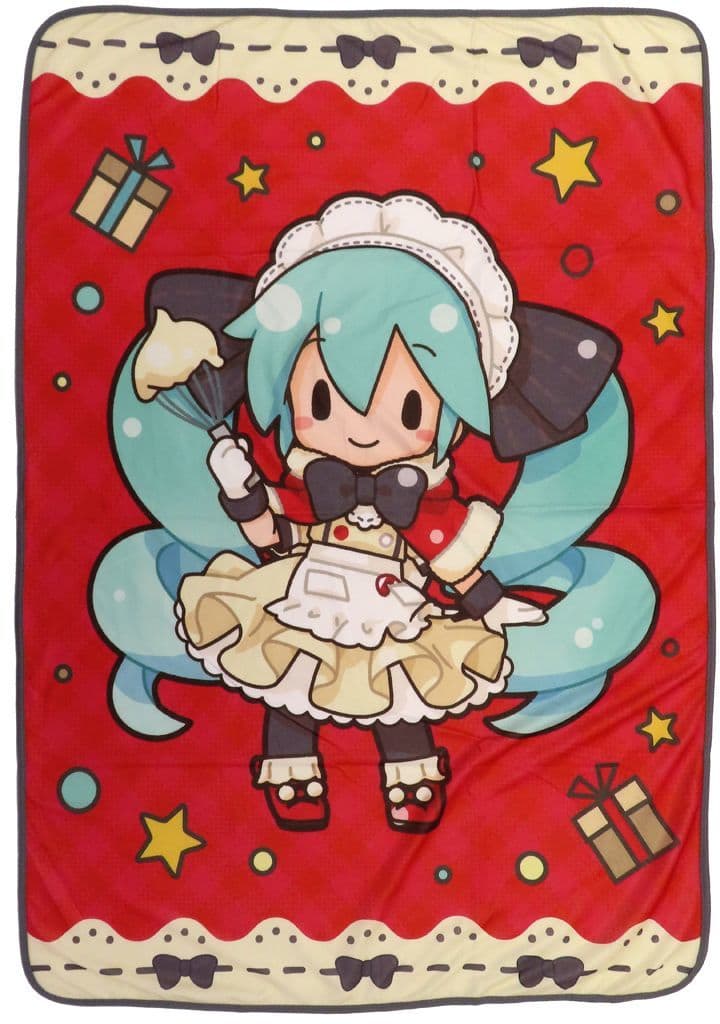 Hatsune Miku (Fuwapuchi) Platinum Zakka Blanket "Hatsune Miku" Christmas 2025 - SEGA - 140cm (Used)