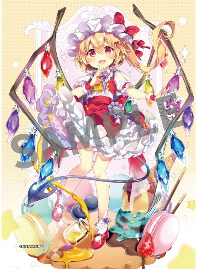 Flandre Scarlet Creators Blanket 4 (illust. Kurisu Toshi) - Touhou Project - Pre-owned Polyester Blanket Approx. 65 cm x 90 cm x 65 cm