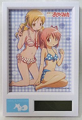 Puella Magi Madoka Magica Photo Stand Clock - Dengeki G's Magazine May 2012 Bonus (Azring) - Pre-owned