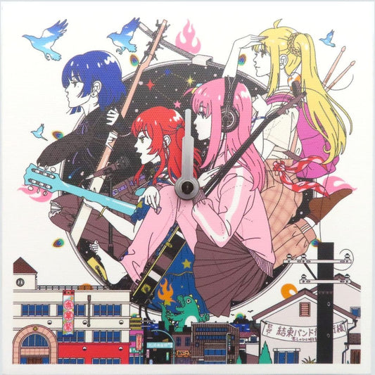 Bocchi the Rock! Kessoku Band x Yusuke Nakamura Canvas Clock