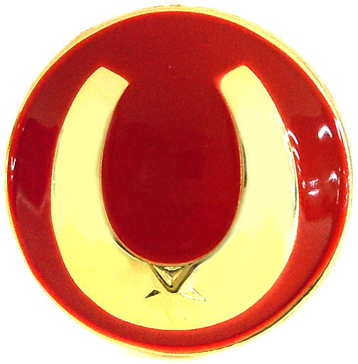 Horseshoe Design Official Pin Badge (Gold Ver.) — Umamusume Pretty Derby 3rd EVENT WINNING DREAM STAGE (Cygames, 22mm Metal Pin)