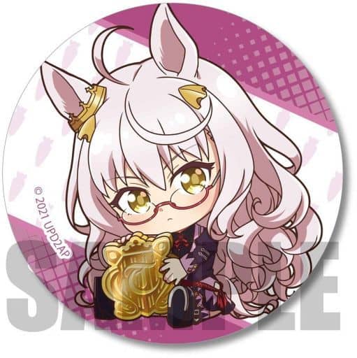 Biwa Hayahide Trading Can Badge 57mm - Umamusume Pretty Derby (Season 2) BellHouse Tinplate Badge