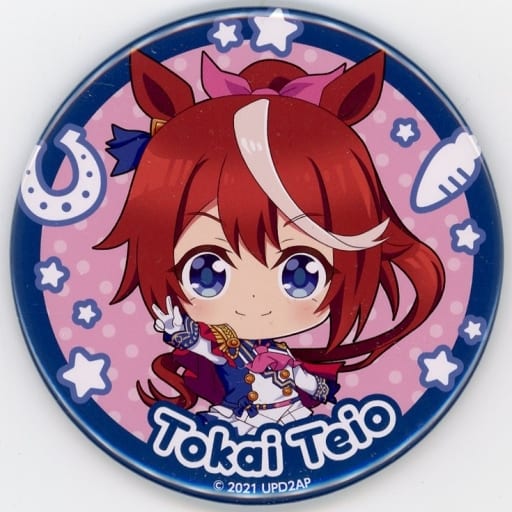 Tokai Teio Trading Large Can Badge 76mm - Umamusume Pretty Derby Season 2 POP UP SHOP in AKIHABARA Exclusive (Caravan, Used)