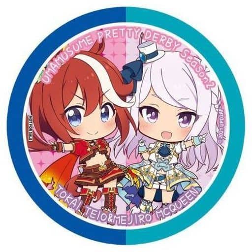 Tokai Teio & Mejiro McQueen 75mm Can Badge - Umamusume Pretty Derby Season 2 Puchi Choco Trading Can Badge (Box Purchase Bonus) by Seasonal Plants
