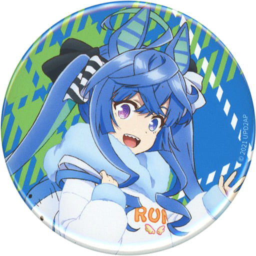 Twin Turbo Can Badge - Umamusume Pretty Derby Season 2 × THE CharaSHOP Date ver. (Tin Pin Badge, 5.6 cm, Pre-owned)