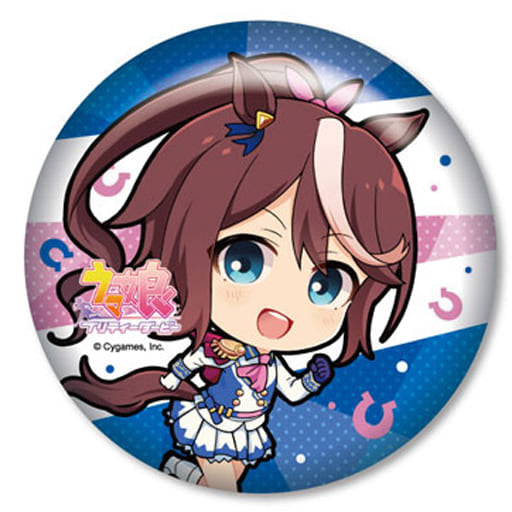 Tokai Teio Can Badge (amiami Character Puchi) — Umamusume Pretty Derby 75mm Metal Pin