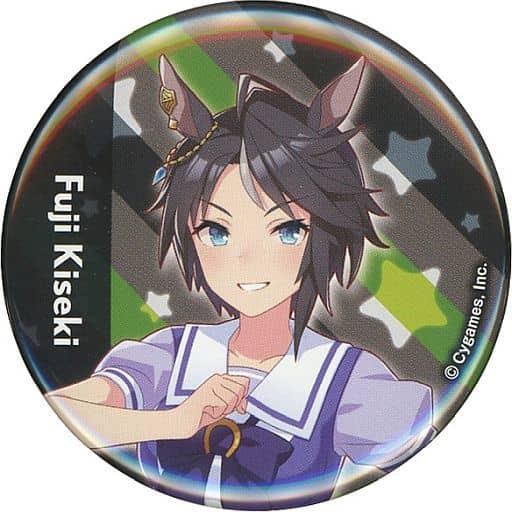 Fuji Kiseki Official Can Badge (Uniform Ver.) — Umamusume Pretty Derby 4th EVENT SPECIAL DREAMERS!! (56mm, Cygames, Pre-owned)